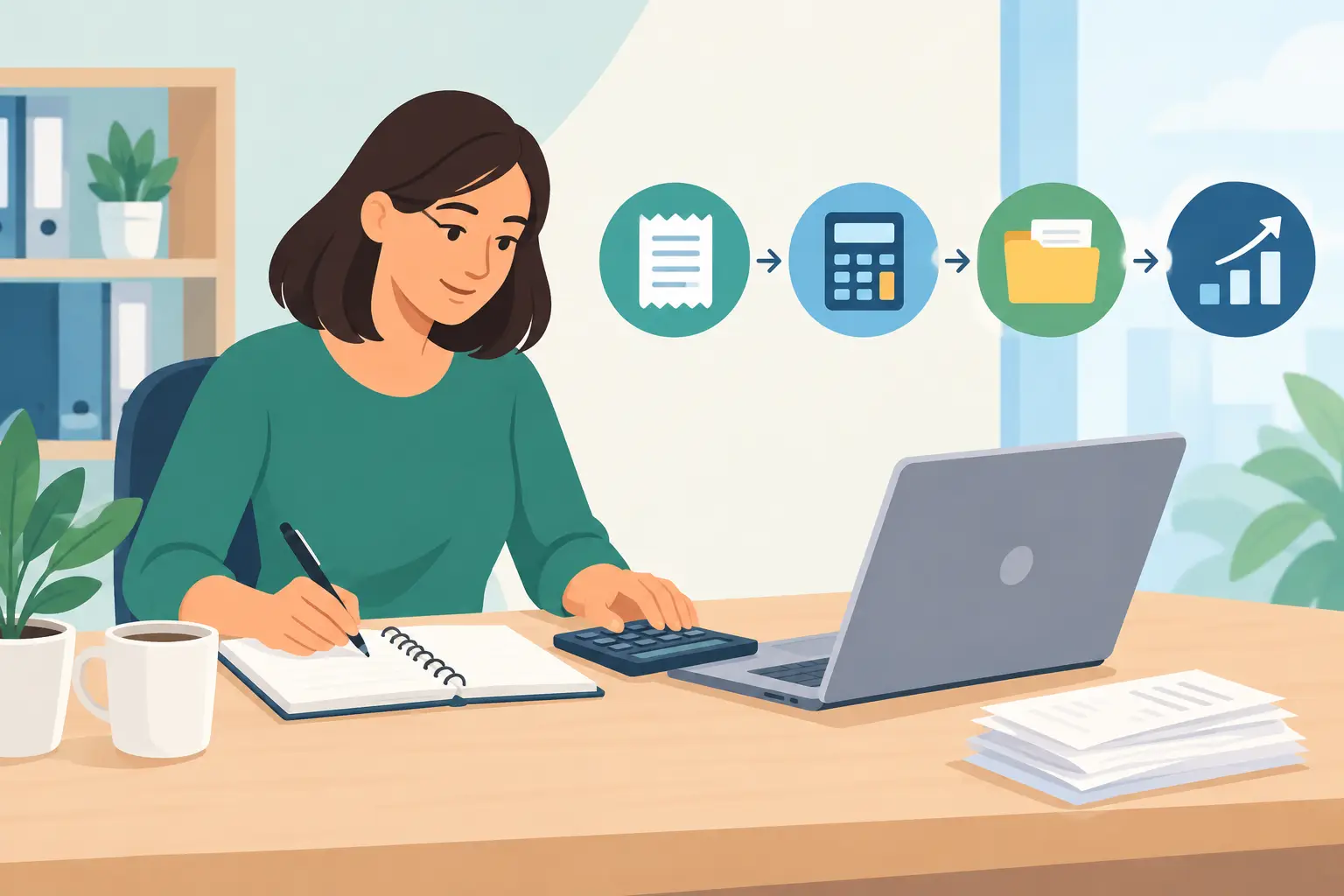 A Small-Business Bookkeeping Workflow Guide